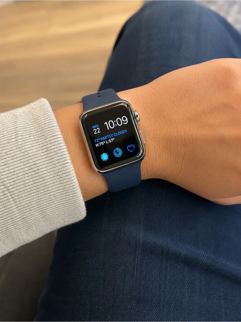 Sport Band for Apple Watch - Navy Blue (42/44/45mm)